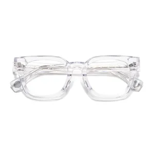 Figroad 2024 donna design di lusso retrò acetato occhiali da vista campione gratuito Anti luce blu che blocca montatura occhiali ottici