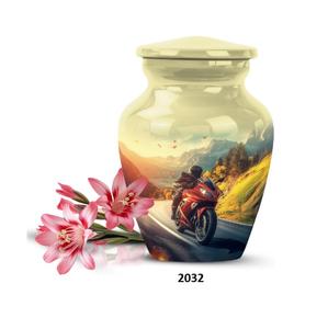 Urne souvenir de tournesol pour cendres-Urnes miniatures-Mini pot-Urne à jeton avec sac en velours - Product Image 5