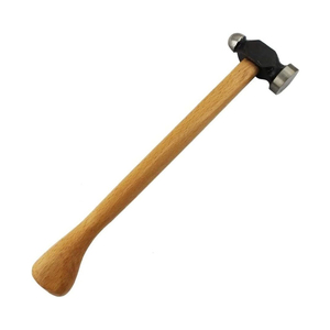 Hammer Round Head Hammer with <b>Wooden</b> Handle Jewelry Making Hammers Those Using <b>Staking</b> Tools - Product Image 3
