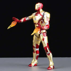 Figurina Giocattolo in Plastica <span class=keywords><strong>Iron</strong></span> <span class=keywords><strong>Man</strong></span> o MK 42, Robot di Alta Qualità, Accessorio Anime, Modellino con Confezione - Product Image 6