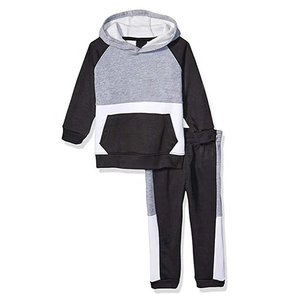 Customized Vintage Men's Set High Quality 100% Cotton Fleece Heavyweight 140g Zipper Two-Piece Baggy Pants <b>Hooded</b> Jacket Printed - Product Image 1