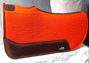 Sous-selle en feutre de laine mérinos occidentale de 1 pouce, doublure en polaire, authentique SHAHI INTERNATIONAL SI-FP-70, sous-selle équestre pour cheval - Product Image 3