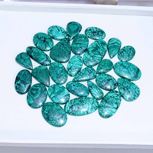 Pierre précieuse en vrac de quartz de malachite naturelle 100% en gros belle pour la fabrication de bijoux - Product Image 2