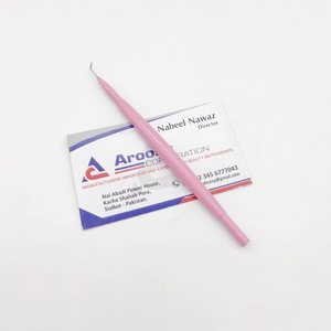 Private Label Baby Pink Stainless Steel <b>Eyelash</b> Tweezers Beauty Equipment Lash <b>Separator</b> Pointed Tip Comb Wholesale Lash Lifting - Product Image 4