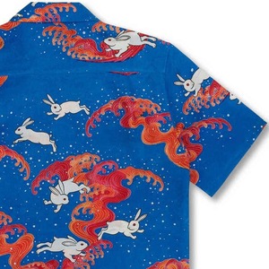 เสื้อเชิ้ตฮาวายทางการระบายอากาศมีกระดุมลำลองสำหรับผู้ชายเสื้อพิมพ์ลายดิจิทัลงาน OEM - Product Image 3