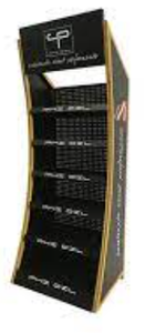 Conception personnalisée de support d'affichage de lubrifiant en métal Marque de marque de l'entreprise pour un montage facile de comptoir pour huile lubrifiante - Product Image 3