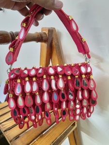 Hermoso bolso de hombro con solapa de espejo, bolso para cena de noche, bolsas de regalo para fiesta nupcial para mujeres y niñas - Product Image 5