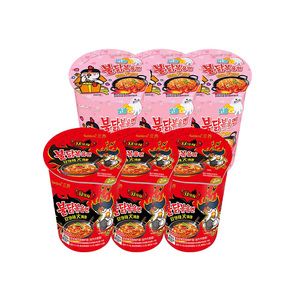 Ramen Samyangs Carbonara au poulet épicé, grand bol de 105 g, 8 bols par carton de présentation pour les présentoirs réfrigérés des magasins de proximité - Product Image 5