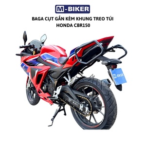 แร็คท้ายรถมอเตอร์ไซค์อะลูมิเนียมแบบสั้นสำหรับ CBR150 สำหรับติดตั้งกระเป๋าข้าง - Product Image 3