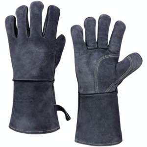 Gants de soudage en cuir de sécurité fabriqués sur mesure au meilleur prix, ajustement confortable, gants de soudage en cuir de couleur unie - Product Image 1