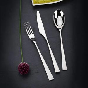 top Silver <b>Cutlery</b> Set Stainless Steel Flatware Set beautiful handle Dinnerware light <b>gold</b> <b>Cutlery</b> For Hotel for use - Product Image 5