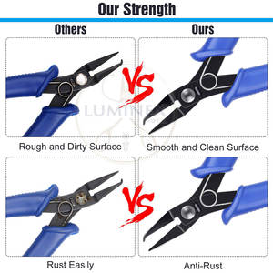 คีมทำเครื่องประดับมีสปริงสำหรับใช้งานง่ายคีมร้อยลูกปัดและเครื่องประดับสำหรับการสร้างและวนลวด - Product Image 6