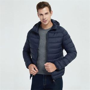 SI Custom Winter Puffer Jacket for Men Stand Collar Casual Outwear High Quality Coats Padded Men Jacket - Product Image 5