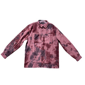 เสื้อเชิ้ตผู้ชายผ้าฝ้าย 100% คุณภาพสูง แขนยาว ทรงหลวม ลายมัดย้อม เสื้อผ้าผู้ชายจากผู้ผลิตอินเดีย ขายส่ง - Product Image 1