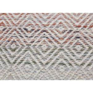 พรมทอแบบเรียบลายเรขาคณิต Abrash ADWV-13047 ทำจากขนสัตว์และวิสโคส สีเทาและสีดำ สำหรับห้องโถง ห้องนั่งเล่น ห้องทำงาน หรือห้องพักของวัยรุ่น - Product Image 3