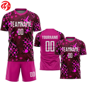 Vêtements de football d'été en tissu confortable pour adultes Maillot de football à coupe automatisée avec hauts et chemises Ensembles d'uniformes - Product Image 6