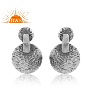 Conception chaude 925 argent oxydé boucle d'oreille pour les femmes conception personnalisée bijoux pour femmes cadeau pour elle - Product Image 1