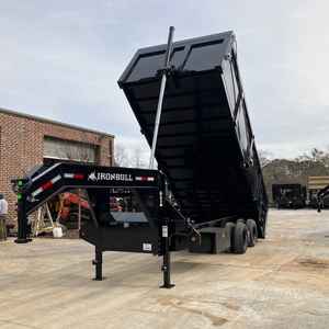 Remolque Volquete de Cuello de Cisne 8×20 24.9K, el Más Vendido del 2026, con Ejes Dobles en Tándem, Laterales de 4 pies y Elevador Telescópico - Product Image 4