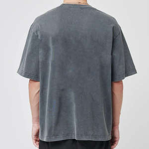 Camiseta Extra Grande para Hombre, Lavada al Ácido, 100% Algodón, Alta Calidad, Transpirable, Antiarrugas, Cómoda, Moderna, Estilo Urbano - Product Image 6