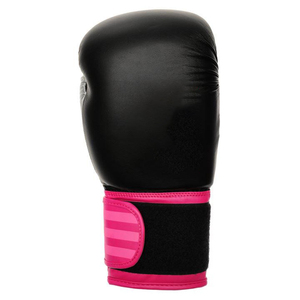 Gants de boxe professionnels en cuir véritable avec logo personnalisé en noir et blanc, durable et imperméable, modèle MS-BG-06 - Product Image 5
