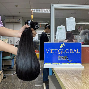 Super Oferta en Extensiones de Cabello Humano Remy Virgen Camboyano de Alta Calidad, Ondulado y con Textura Natural, Tejido a Máquina con Doble Trama - Product Image 1