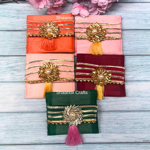Sobres de Papel Hechos a Mano con Botón Magnético para Regalos de Boda, Shagun para Regalos de Agradecimiento - Product Image 6