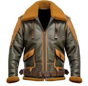 Chaleco de Cuero para Hombre Inland Industries, Tela de Lona Transpirable, Ropa Exterior Informal de Invierno, Cuello en V, Un Solo Botón, Talla Grande, 260g - Product Image 1