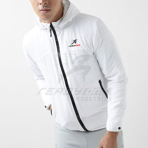 Men's Winter Sport Training Jacket with Sleek <b>Upper</b> <b>Back</b> Vent and Side Zip Pockets for Breathability - Product Image 2