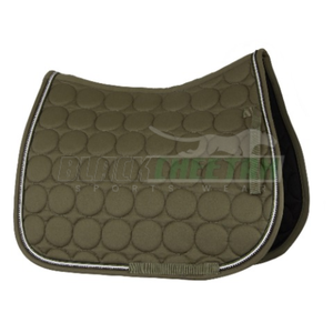 Tapis de selle de dressage en tissu satiné de style occidental personnalisé Polycoton rempli de polyester Matériel d'équitation de couleur unie Service OEM - Product Image 5