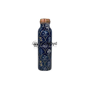 Traditional Wide Copper Bottle for Authentic Ayurveda Practice Plastic Drinkware by Tradebyd - Product Image 6