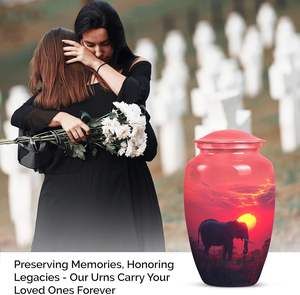 Urnas de elefante para cenizas humanas Urna para cenizas Urnas de cremación masculinas y femeninas adultas para mujeres Urnas funerarias para hombres adultos Tamaño personalizado - Product Image 2