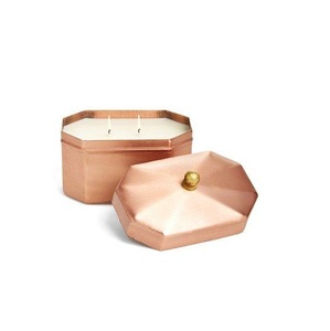 Pot à bougie en métal classique, luxueux et élégant, avec couvercle, magnifique pot à bougie pour la décoration à la maison, les dîners - Product Image 3
