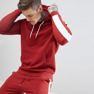 Ensemble de survêtements de jogging sur mesure Sweat à capuche avec pantalon élastique Survêtement de sport Streetwear coupe-vent à séchage rapide - Product Image 4