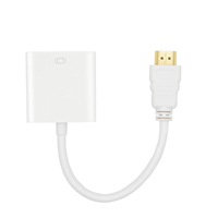 Adaptateur de câble HDCP 1.2 vers VGA en gros avec gaine en PVC pour projecteurs, moniteurs, lecteurs DVD - Conversion vidéo 1080p, logo personnalisé