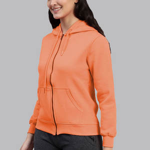 Sweat à capuche zippé pour femmes en gros |   Sweat-shirts en polaire personnalisés |   Fournisseur OEM - Product Image 6
