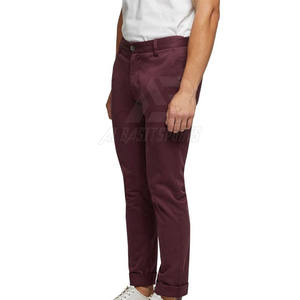 Pantalon en coton léger pour hommes pantalon avant plat pour un tissu à usage quotidien formel et durable - Product Image 3