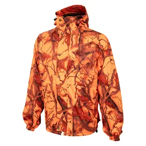 Chaqueta de Caza Challenger Tudor con Estampado Naranja, 100% Impermeable y Transpirable - Product Image 1