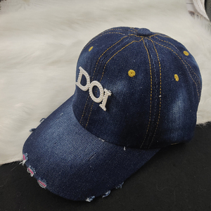 DOI ลูกสาวของไอริสหมวกโลโก้สีขาวประดับหมวกกีฬาเบสบอลหอประชุมสตรี - Product Image 5