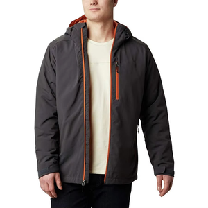 Men's Lightweight Breathable Canvas Stand Collar Hooded Jacket <b>Waterproof</b> <b>Warm</b> Winter Sports Windbreaker High Street - Product Image 1
