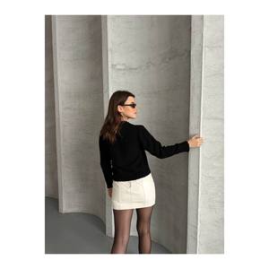 Cardigan lavorato a maglia da donna con bottoni - Product Image 3