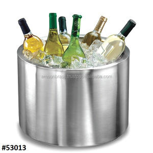 Beverage <b>Tubs</b> Manufacturer for Home Garden Wine Cooler Galvanized <b>Metal</b> Wine Bottle Champagne Ice Bucket - Product Image 6