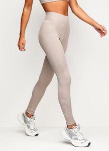 Pantalon de Fitness mi-élastique pour femmes Leggings de Yoga respirants de haute qualité Spandex Leggings tricotés serrés pour le Sport de gymnastique décontracté - Product Image 2