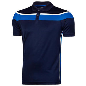Polo de golf de haute qualité avec design personnalisé pour hommes, décontracté, intelligent, à manches courtes, revers brodé et style uni, vente en gros - Product Image 4