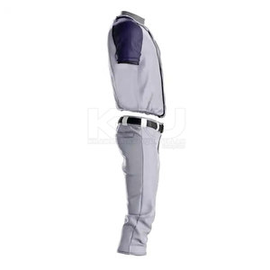 Uniforme de Béisbol Transpirable y Elegante para Hombre, Jersey de Manga Corta y Pantalones, Número Personalizable, Múltiples Colores, 100% - Product Image 3