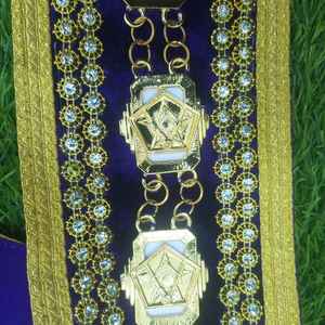 Collar masónico Regalia Worthy Patron Nuevo estilo - Product Image 6