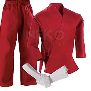 ชุดเครื่องแบบคาราเต้ผู้ใหญ่แขนยาวเครื่องแบบกีฬาคาราเต้ผลิตสูง - Product Image 1