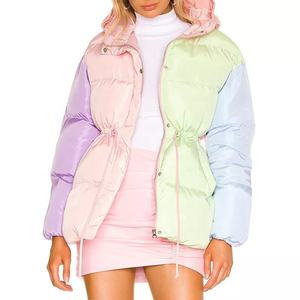 Manteau d'hiver à Sublimation pour femme, veste bouffante à personnaliser, vente en gros, 2022 - Product Image 5