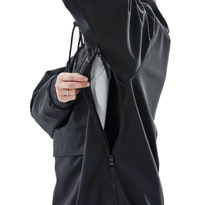 Wholesale High Quality Regular Fit Custom Logo Men Casual Stylish <b>Hoodie</b> Winter <b>Zip</b> <b>Pocket</b> Knitted Waterproof Plain Dyed 400g - Product Image 4