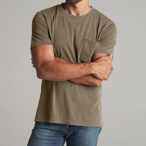 <b>Mens</b> Tshirts Bio Cotton Jersey <b>Men's</b> <b>T</b>-<b>shirts</b> Custom <b>T</b> <b>Shirt</b> for <b>Men</b> Short Sleeve Tee <b>Shirt</b> Oversize Tshirt With <b>Pocket</b> - Product Image 1