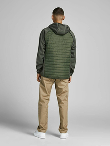 Men's Custom Hooded <b>Winter</b> <b>Quilted</b> Jacket Windproof Waterproof Nylon/Polyester Custom Color Front Logo Plus Size OEM Service - Product Image 6